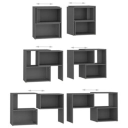 Berkfield Tv Cabinet Grey 104X30X52 Cm Engineered Wood - thumbnail 6