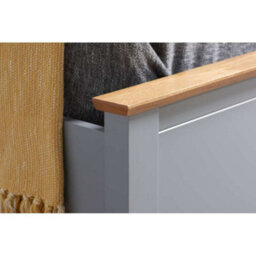Birlea Phoenix Small Double Ottoman Bed Stone Grey - thumbnail 3