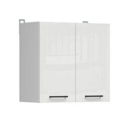 Impact Furniture Kitchen Wall Unit Cabinet Cupboard 600mm Upper Storage Chalk White Gloss Doors 60Cm Modern Budget Junona - thumbnail 4