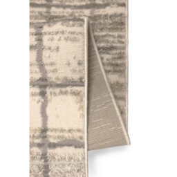 Melrose Cadiz Grey Metallic Line Effect Large Indoor Area Rug 160/230Cm - thumbnail 3