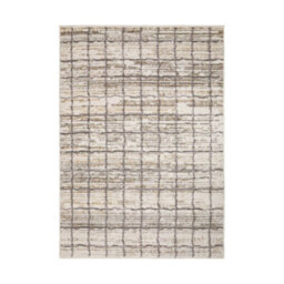 Melrose Cadiz Grey Metallic Line Effect Large Indoor Area Rug 160/230Cm - thumbnail 4