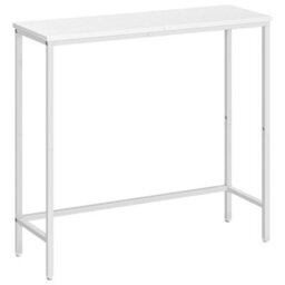 Console Entryway Display Sofa Table Compact White - thumbnail 1