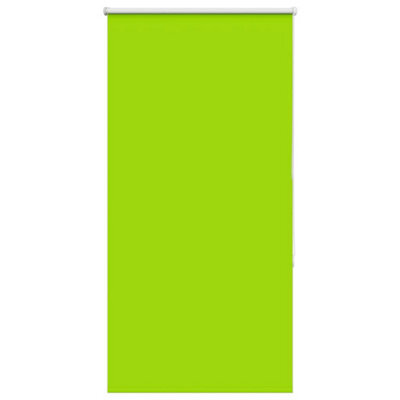 Berkfield Roller Blind Blackout Leaves Green 70X150 Cm Fabric Width 65.7 Cm Polyester - image 1