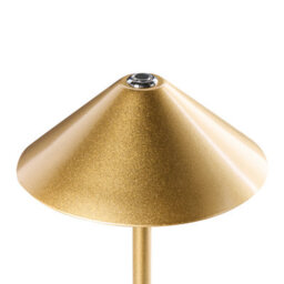 Wyld And Coco Lumina Rechargeable Wireless Table Lamp Gold Usb-C Port - Touch Dimmer, 3 Colour Temps - thumbnail 4
