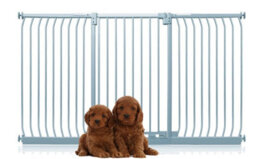 Bettacare Extra Tall Elite Dog Gate, 197Cm - 206Cm, Matt Grey, Extra Tall 96.8Cm In Height, Pressure Fit Pet Gate - thumbnail 1