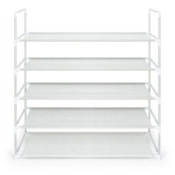 Ehc Shoe Rack 5 Tier, Shoe Storage Organiser, Stackable Shoe Rack, Shoe Shelf For Hallway, Living Room, Bedroom - thumbnail 1