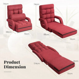 Lounge Chair  6-Level Adjustable Backrest - thumbnail 2