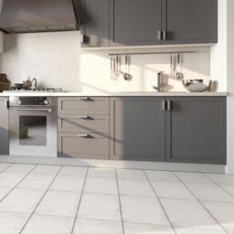 Duratile Designs Storm Grey Matt Cement Stone Effect Structured Porcelain Indoor Wall & Floor Tile Sample - thumbnail 3