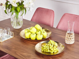 Beliani Set Of 2 Trinket Dishes Sadane Metal Gold - thumbnail 2