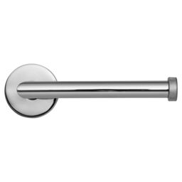 Croydex Flexi-Fix Knightsbridge Chrome Effect Wall-Mounted Toilet Roll Holder (H)54mm (W)167mm - thumbnail 2