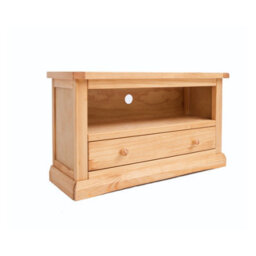 Cabinet Bits Lucca Waxed 1 Drawer Tv Cabinet Wood Knob - thumbnail 2
