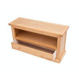 Cabinet Bits Lucca Waxed 1 Drawer Tv Cabinet Wood Knob - thumbnail 4