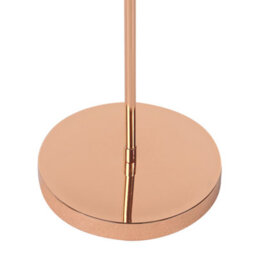 Beliani Arched Floor Lamp With Exposed Bulb, Copper Gloss Finish, 140 Cm Height - thumbnail 4
