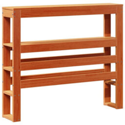 Berkfield Bed Frame Without Mattress Wax Brown 75X190 Cm Small Single Solid Wood Pine - thumbnail 6