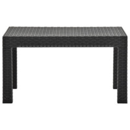 Vidaxl Garden Table Anthracite 58X58X41 Cm Pp Rattan - thumbnail 2