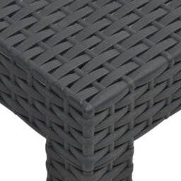 Vidaxl Garden Table Anthracite 58X58X41 Cm Pp Rattan - thumbnail 5