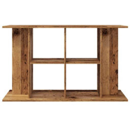 Walplus Old Wood Aquarium Stand 100X40X60 Cm Engineered Wood - Fish Tank Cabinet - thumbnail 4