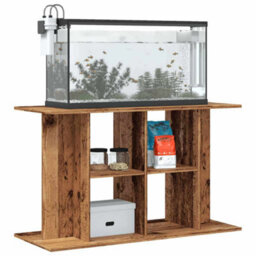 Walplus Old Wood Aquarium Stand 100X40X60 Cm Engineered Wood - Fish Tank Cabinet - thumbnail 3
