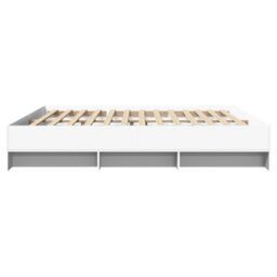 Berkfield Bed Frame Without Mattress White 180X200 Cm Super King Engineered Wood - thumbnail 6