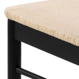 Wyld Haus Buenos Aires Dining Chairs Set Of 2 Black Oak-Look With Off-White Woven Seats - thumbnail 7