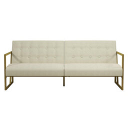 Dorel Home Cl Lexington Modern Futon Ivory - thumbnail 3
