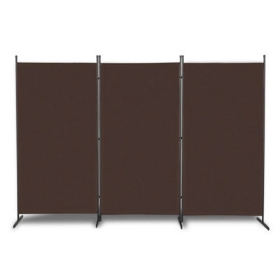 6Ft Folding Wall Privacy Screen 3-Panel Room Divider Movable Partition Separator - image 1