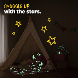 Wicked Gizmos Unicorn Glow In The Dark Blanket - Pink - thumbnail 3