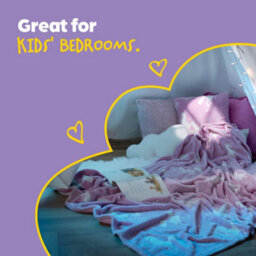 Wicked Gizmos Unicorn Glow In The Dark Blanket - Pink - thumbnail 5