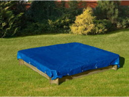 SolaDirect 5 X 8 M Tarpaulin Waterproof Cover Camping Ground Sheet Caravan Furniture Multipurpose 10 Bungee Balls Blue 55 Gsm - thumbnail 4