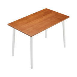 Darphe Modern Rectangular Wooden Reddish Brown Top Dining Table For Kitchen And Dining Room, 108Cm W X 65Cm D X 73Cm H - thumbnail 3