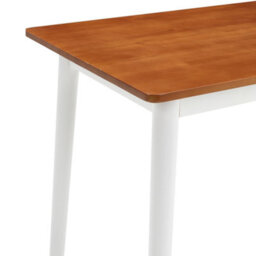 Darphe Modern Rectangular Wooden Reddish Brown Top Dining Table For Kitchen And Dining Room, 108Cm W X 65Cm D X 73Cm H - thumbnail 5