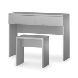 Oakham Premium Midtown Dressing Stool - Grey - thumbnail 3