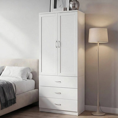 Wardrobe Storage Shelf Hanging Wardrobe Modern Bedroom Furniture - image 1