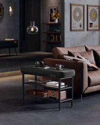 Vasagle Ekho Collection - Shoe Bench, Storage Bench, Shoe Rack Bench Entryway, Synthetic Leather With Stitching - thumbnail 4