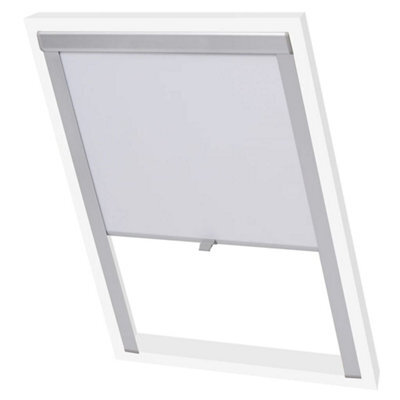Walplus White Blackout Roller Blind Mk06 For Velux Windows - image 1
