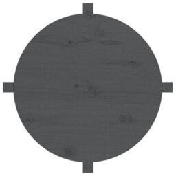 Walplus Coffee Table Grey  62.5X45 Cm Solid Wood Pine - thumbnail 6