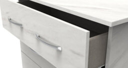 Hampshire 3 Drawer Chest Of Drawers In Marble (Ready Assembled) - thumbnail 5