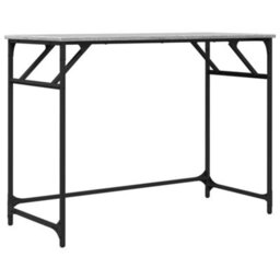 Berkfield Modern Desk Grey Sonoma 100X45X76 Cm Engineered Wood And Powder-Coated Steel