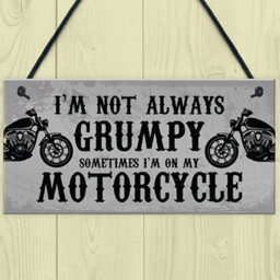 Red Ocean Motorcycle Gifts For Men Funny Biker Gift For Dad Grandad Uncle Man Cave Garage Sign Gifts For Him - thumbnail 2