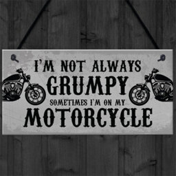 Red Ocean Motorcycle Gifts For Men Funny Biker Gift For Dad Grandad Uncle Man Cave Garage Sign Gifts For Him - thumbnail 4
