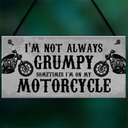 Red Ocean Motorcycle Gifts For Men Funny Biker Gift For Dad Grandad Uncle Man Cave Garage Sign Gifts For Him - thumbnail 5