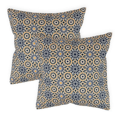 Gardenwize Pair Of Outdoor Garden Sofa Chair Furniture Scatter Cushions - Casablanca - image 1