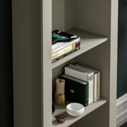 Lassic Vida Designs Arlington Grey 4 Tier Bookcase Freestanding Shelving Unit (H)1400mm (W)600mm (D)240mm - thumbnail 4