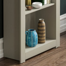 Lassic Vida Designs Arlington Grey 4 Tier Bookcase Freestanding Shelving Unit (H)1400mm (W)600mm (D)240mm - thumbnail 5
