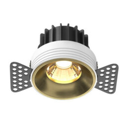 Luminosa Lighting Luminosa Round Trimless Recessed Downlight Brass 3000K 810Lm - thumbnail 1