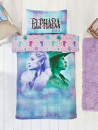 Wicked Glinda And Elphaba Single Duvet Cover And Pillowcase Set - thumbnail 4