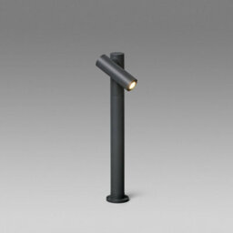 Luminosa Lighting Luminosa Spy Outdoor Led Bollard Spotlight Lamp Dark Grey 6W H430 Ip65