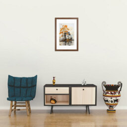 Ak Frames Walnut 90X70Cm Frame With 80X60Cm Mount And Perspex Front - thumbnail 6