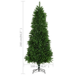 Berkfield Artificial Christmas Tree Lifelike Needles 240 Cm Green - thumbnail 7