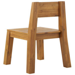 Beliani Set Of 2 Garden Chairs Livorno Acacia Wood Brown - thumbnail 6